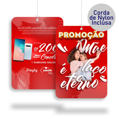 Móbile Cartão 300g | 30x42cm | 4/4 | UV 1/1