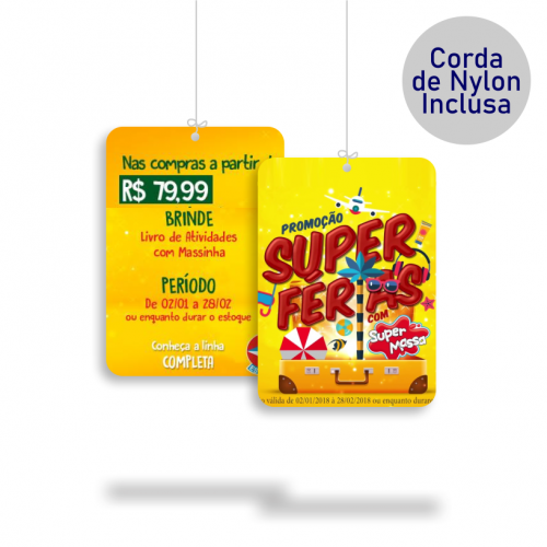 Móbile Cartão 300g | 21x30cm | 4/4 | UV 1/1