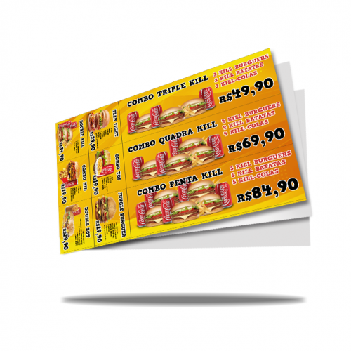 Folheto Cupom de Desconto | 10x15cm | 4/0